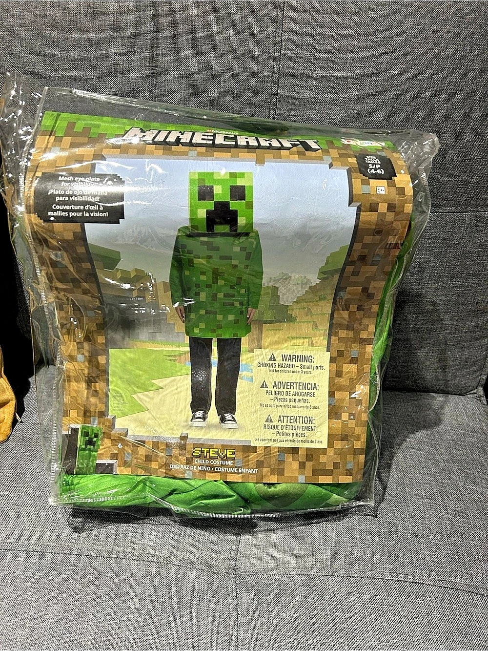 Minecraft Creeper costume Creeper Costume  Kids size 4-6